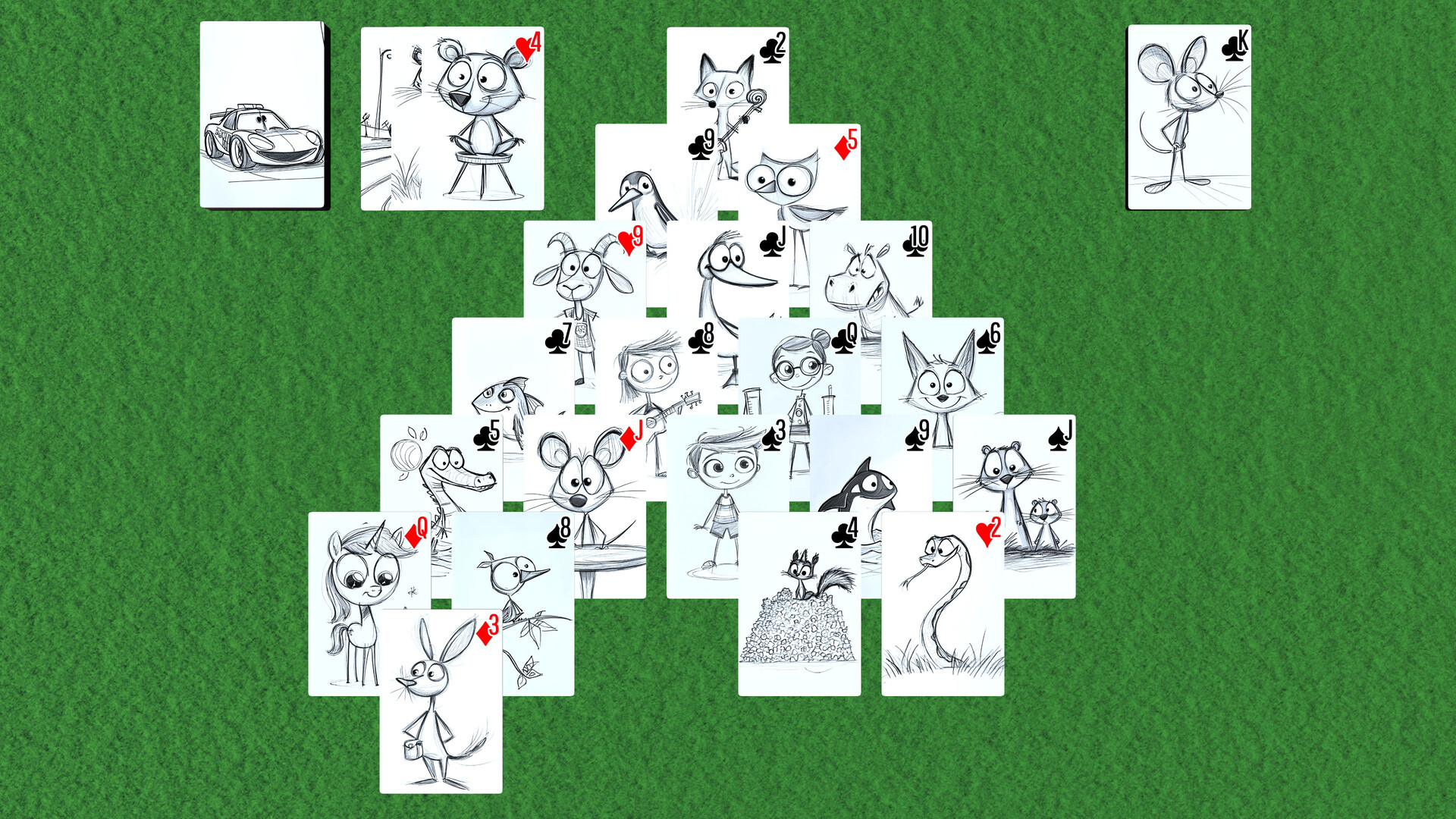 #10. Wyvern Solitaire Deck Pack: Cute Stuff (Steam) 由: Denki Gaka