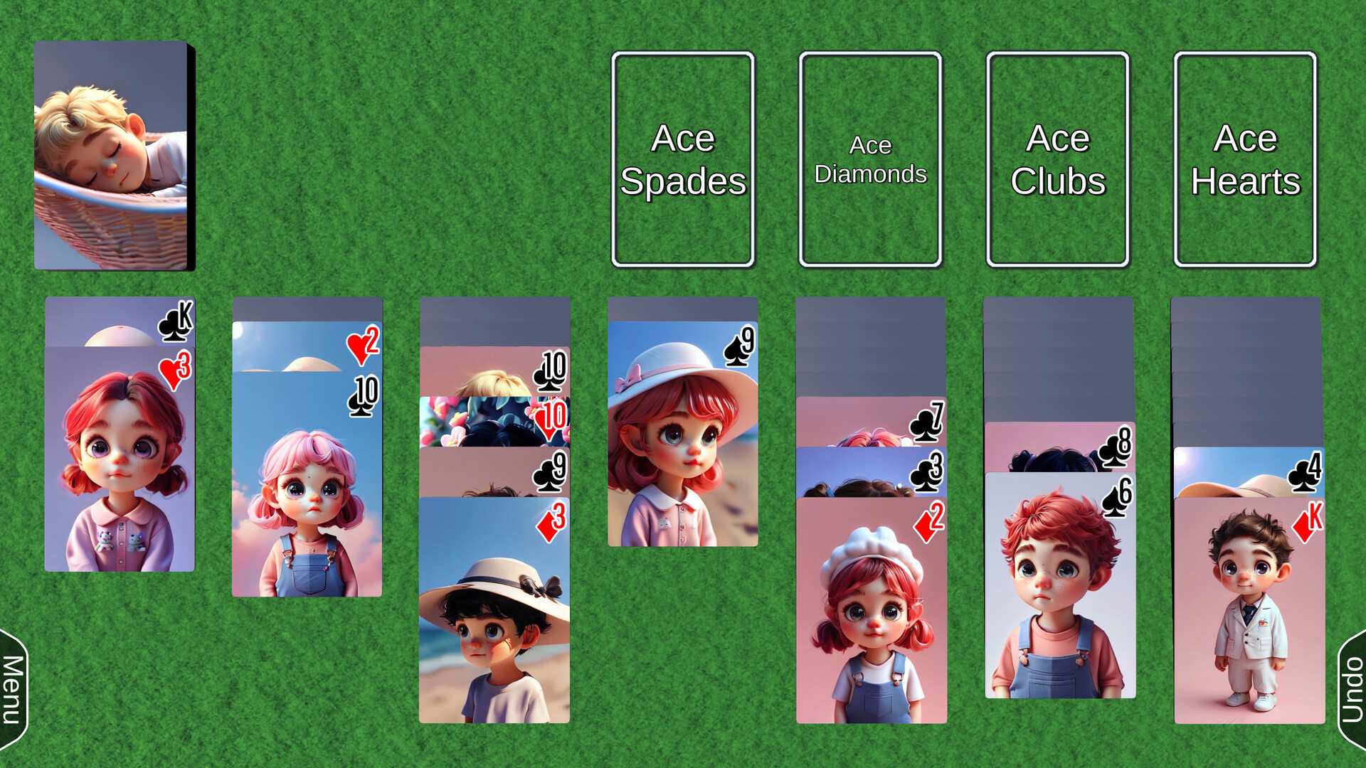 #5. Wyvern Solitaire Deck Pack: Cute Stuff (Steam) 由: Denki Gaka