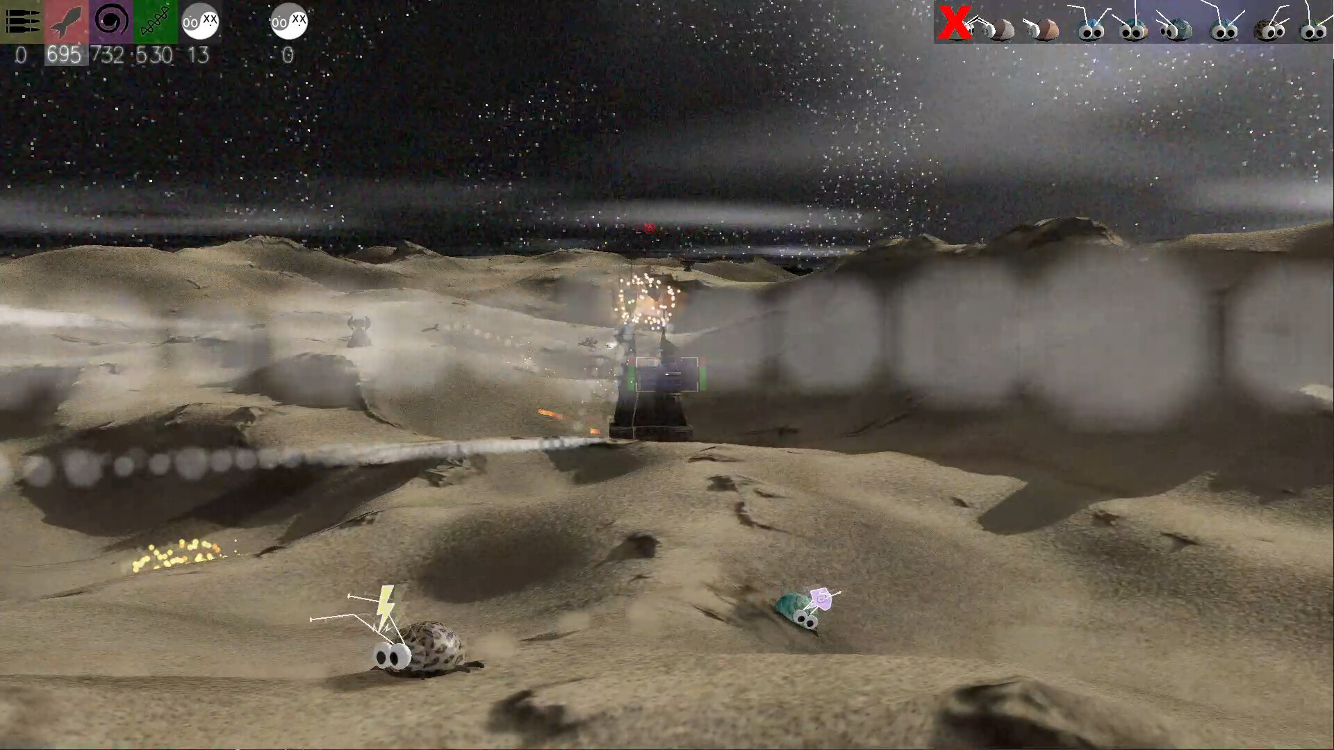 Ghostmoons - Arcade screenshot #1