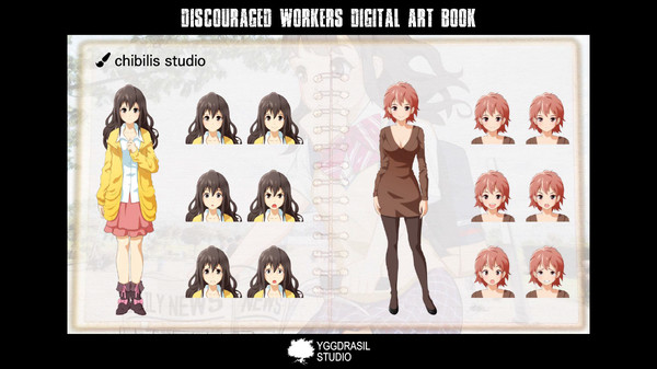 Discouraged Workers - Digital Art Book