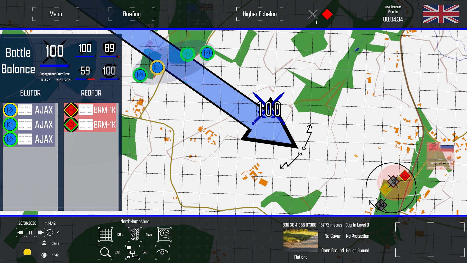 Decision Point: Battlegroup Operational Simulator screenshot 2