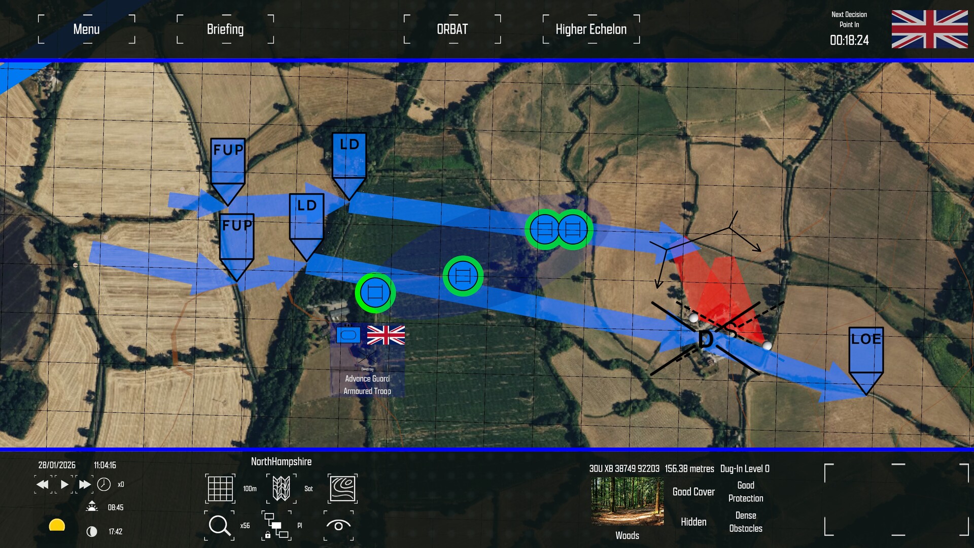 Decision Point: Battlegroup Operational Simulator screenshot 1