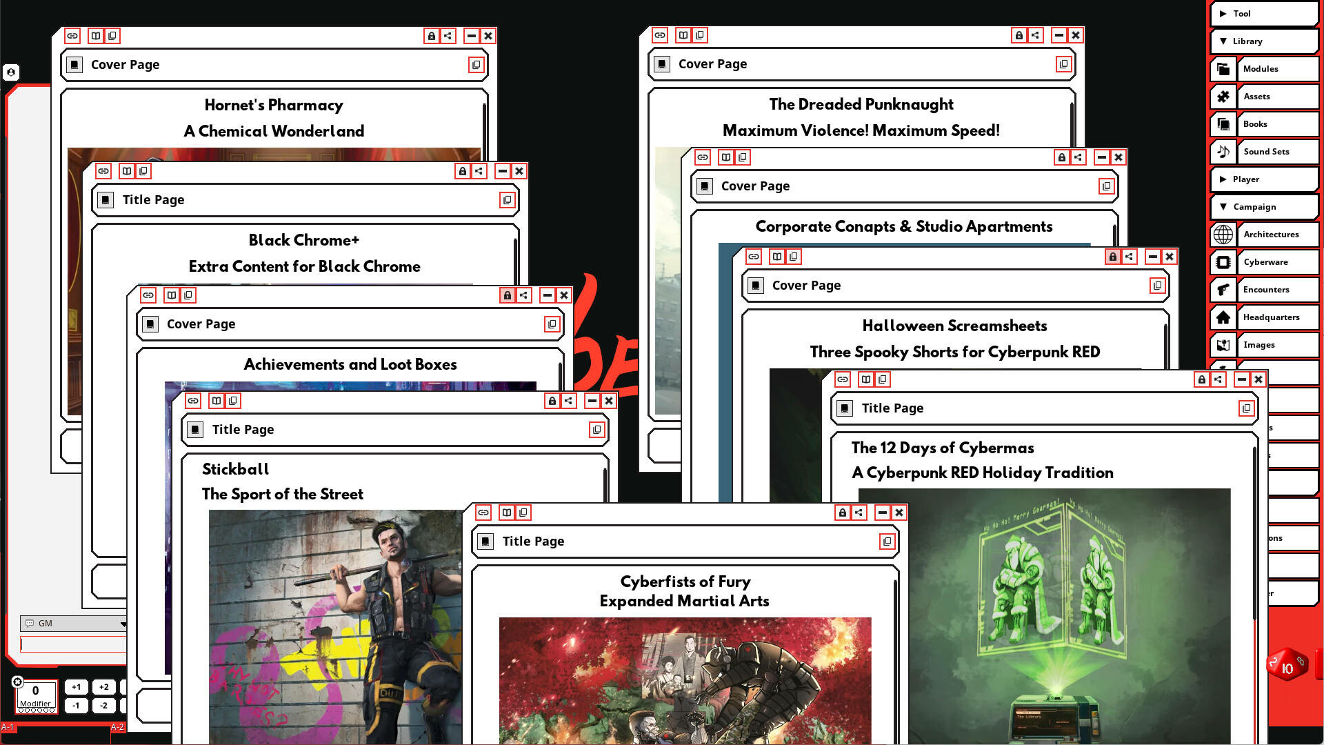 #4. Fantasy Grounds - Cyberpunk RED - Interface RED Volume 4 (Steam) 由: SmiteWorks USA, LLC