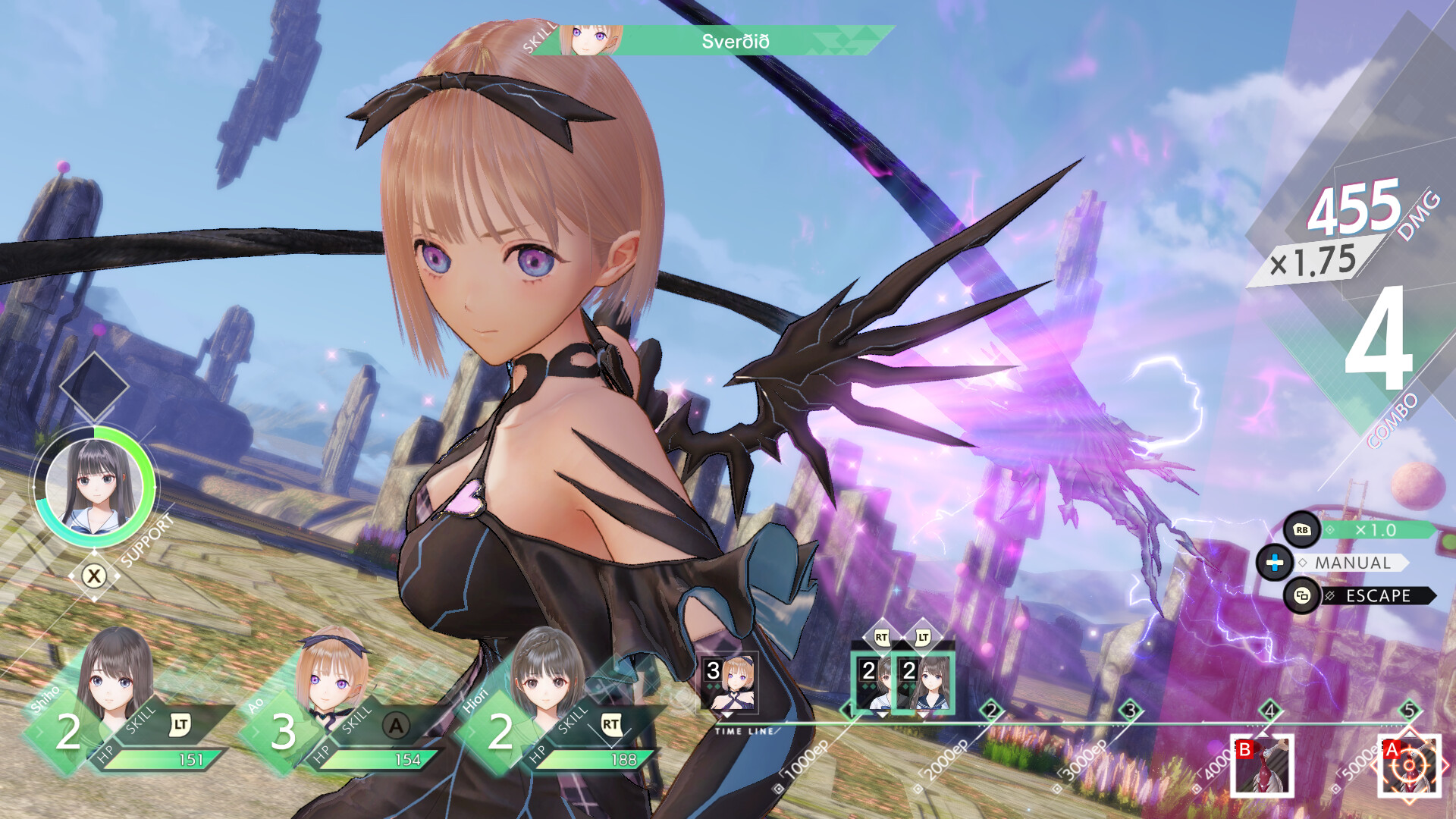 BLUE REFLECTION Quartet screenshot #8