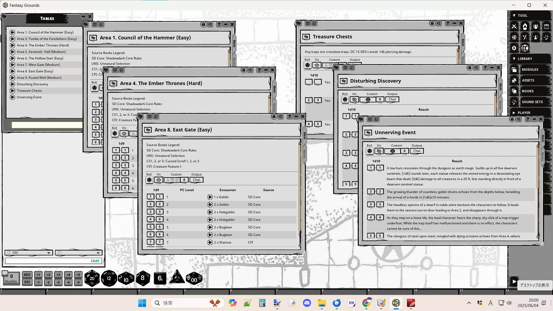 Fantasy Grounds - Dwimmerdark Hall for Shadowdark RPG Featured Screenshot #1