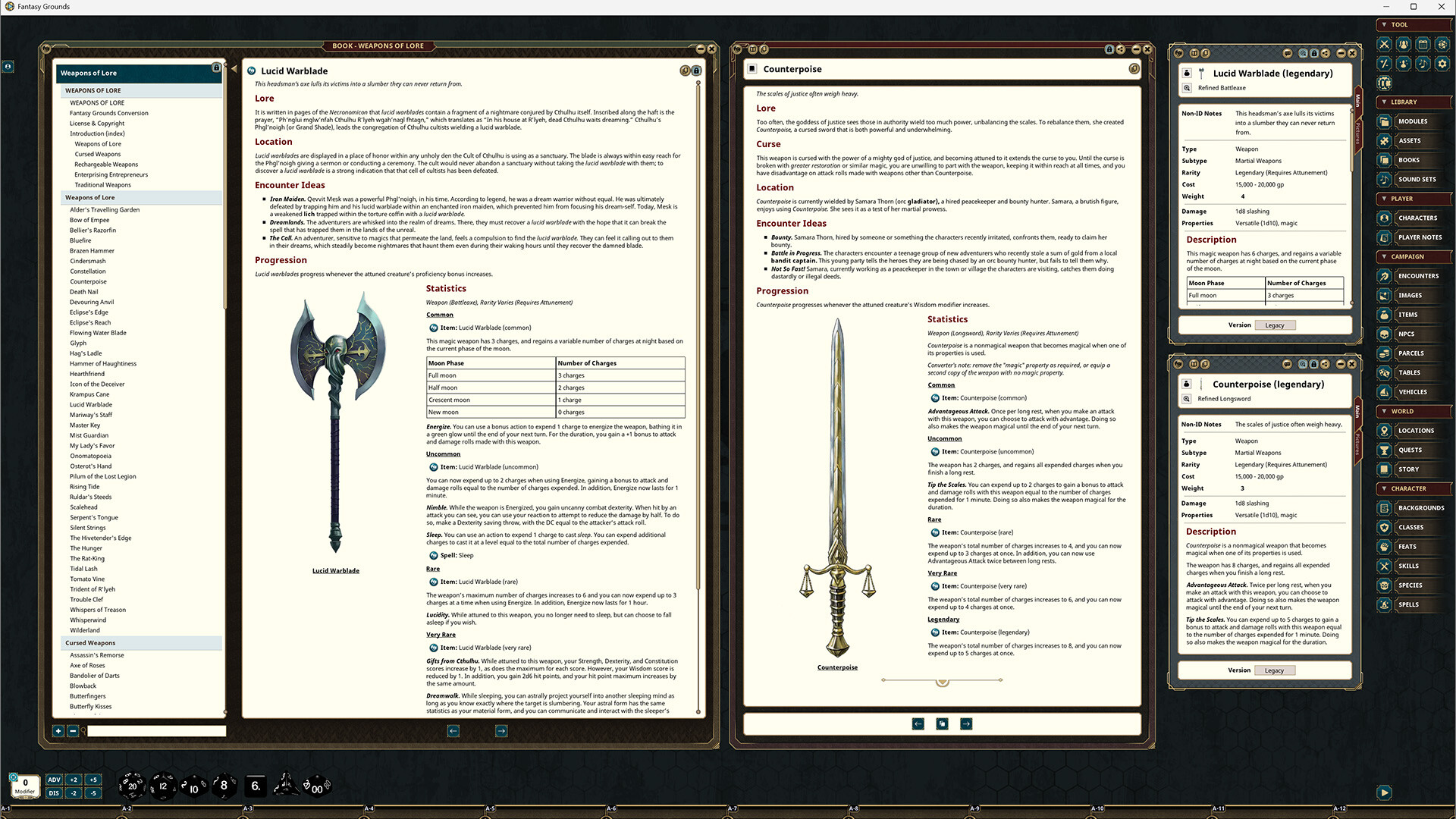 #5. Fantasy Grounds - Weapons of Lore (Steam) 由: SmiteWorks USA, LLC