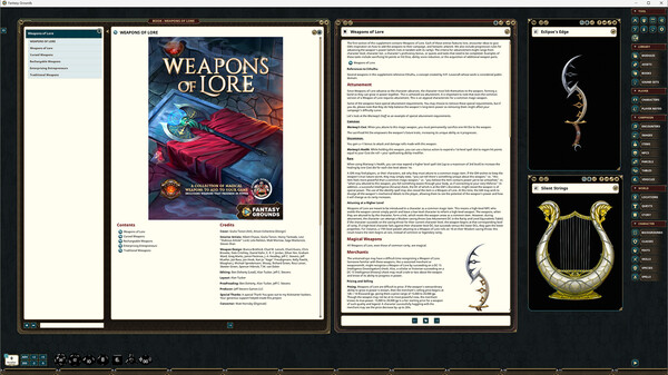 Fantasy Grounds - Weapons of Lore