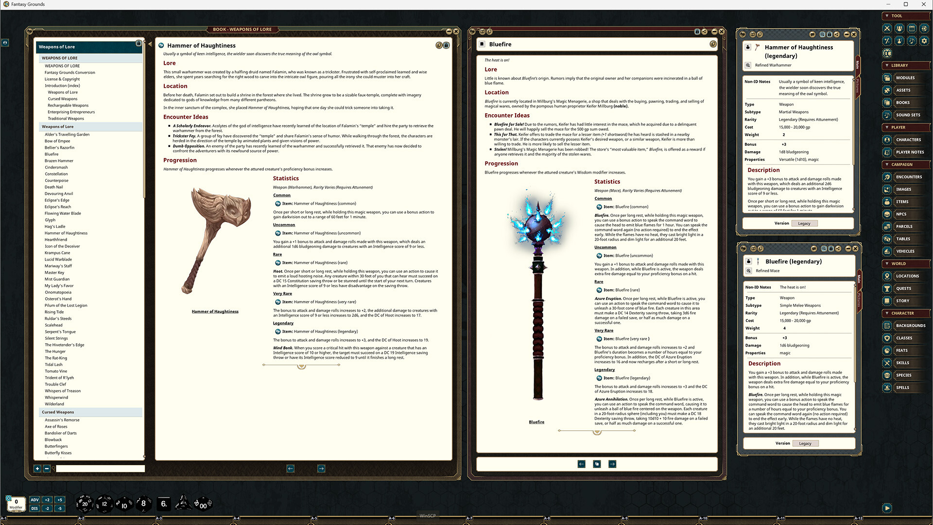 #1. Fantasy Grounds - Weapons of Lore (Steam) 由: SmiteWorks USA, LLC