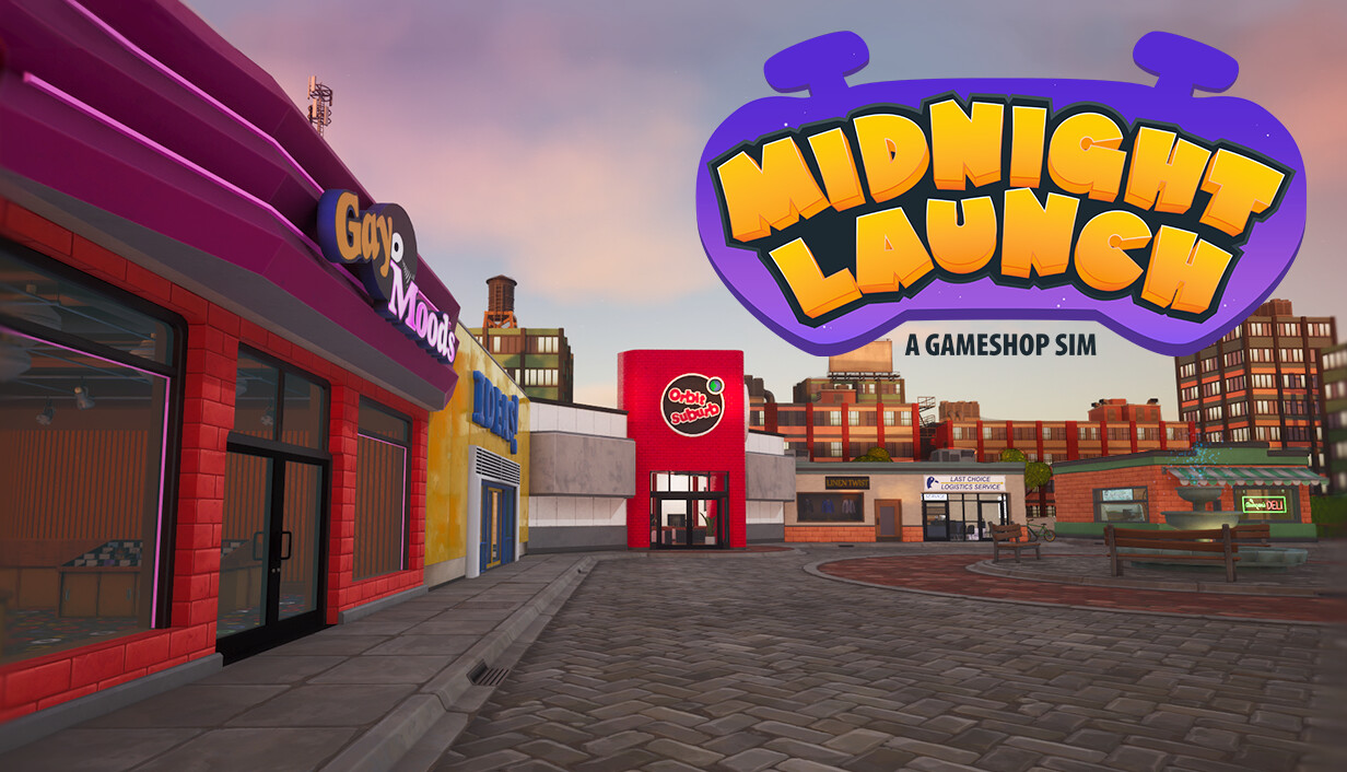 Midnight Launch: A GameShop Sim cover art