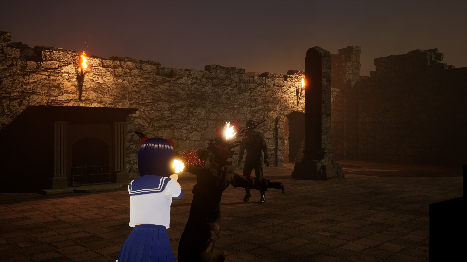 Totenkampf : Anime Waifus vs WW2 Zombies screenshot #6