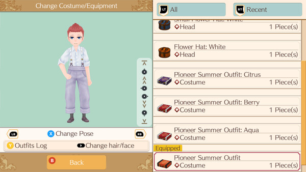 Frontier Summer Clothes Set - WorldNeverland - Daily Life in the Elnea Kingdom - Another Life Adventure