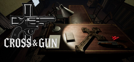 Cross and Gun Banner