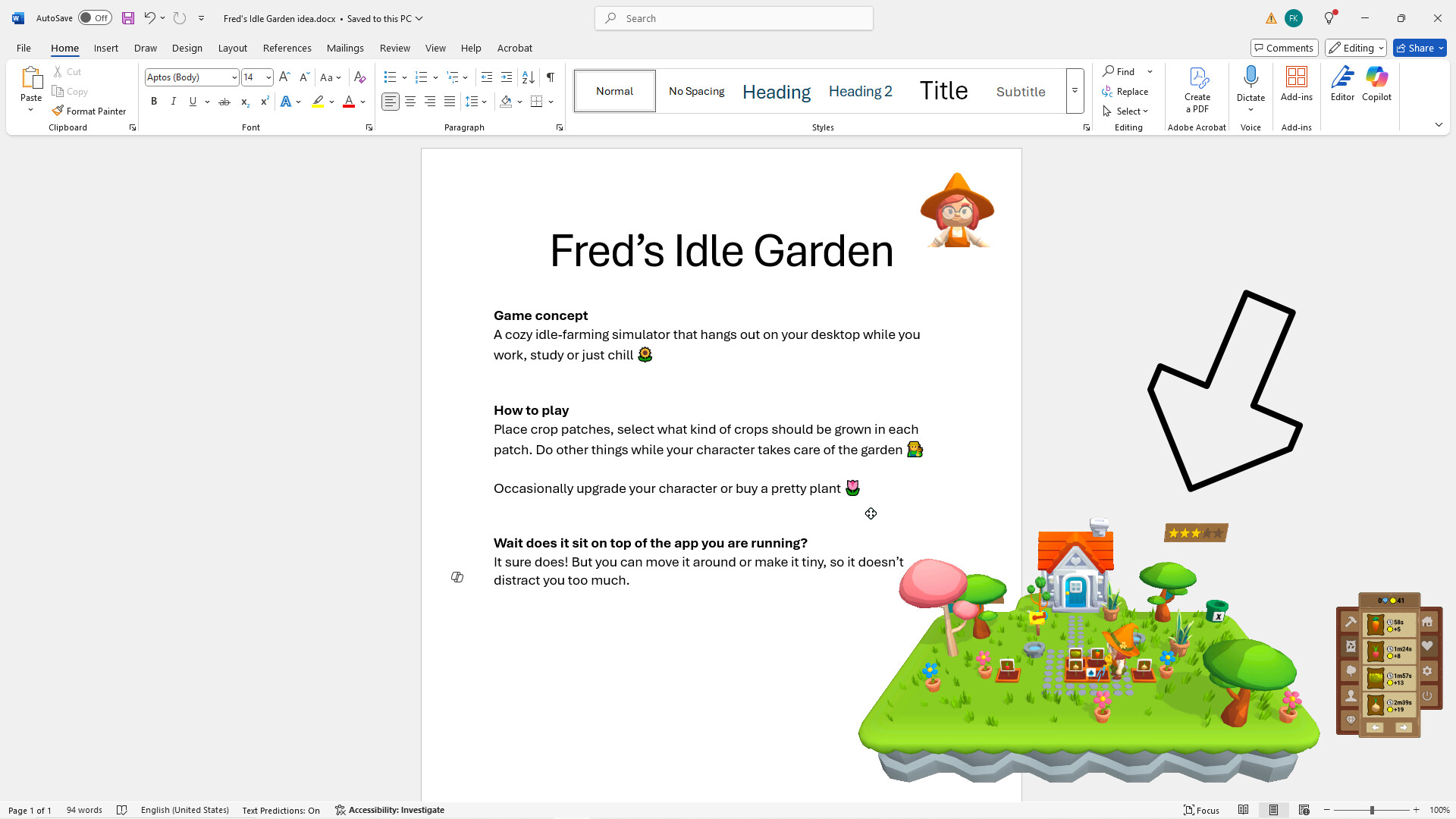 #3. Fred's Idle Garden Demo (Steam) 由: Pretty Fly Games