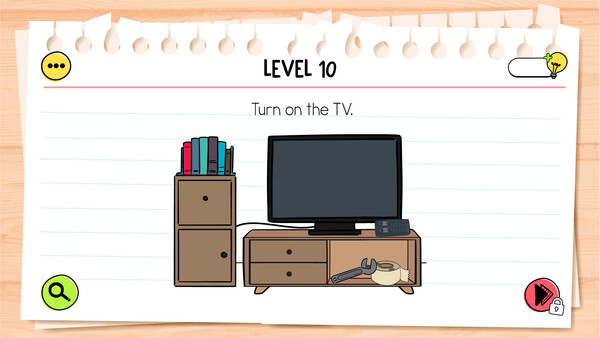 Screenshot of Brain Test All-Star: IQ Boost gameplay showing in-action mechanics