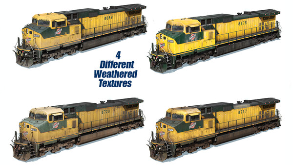 Trainz 2022 DLC - CNW C44-9W 8666-8730