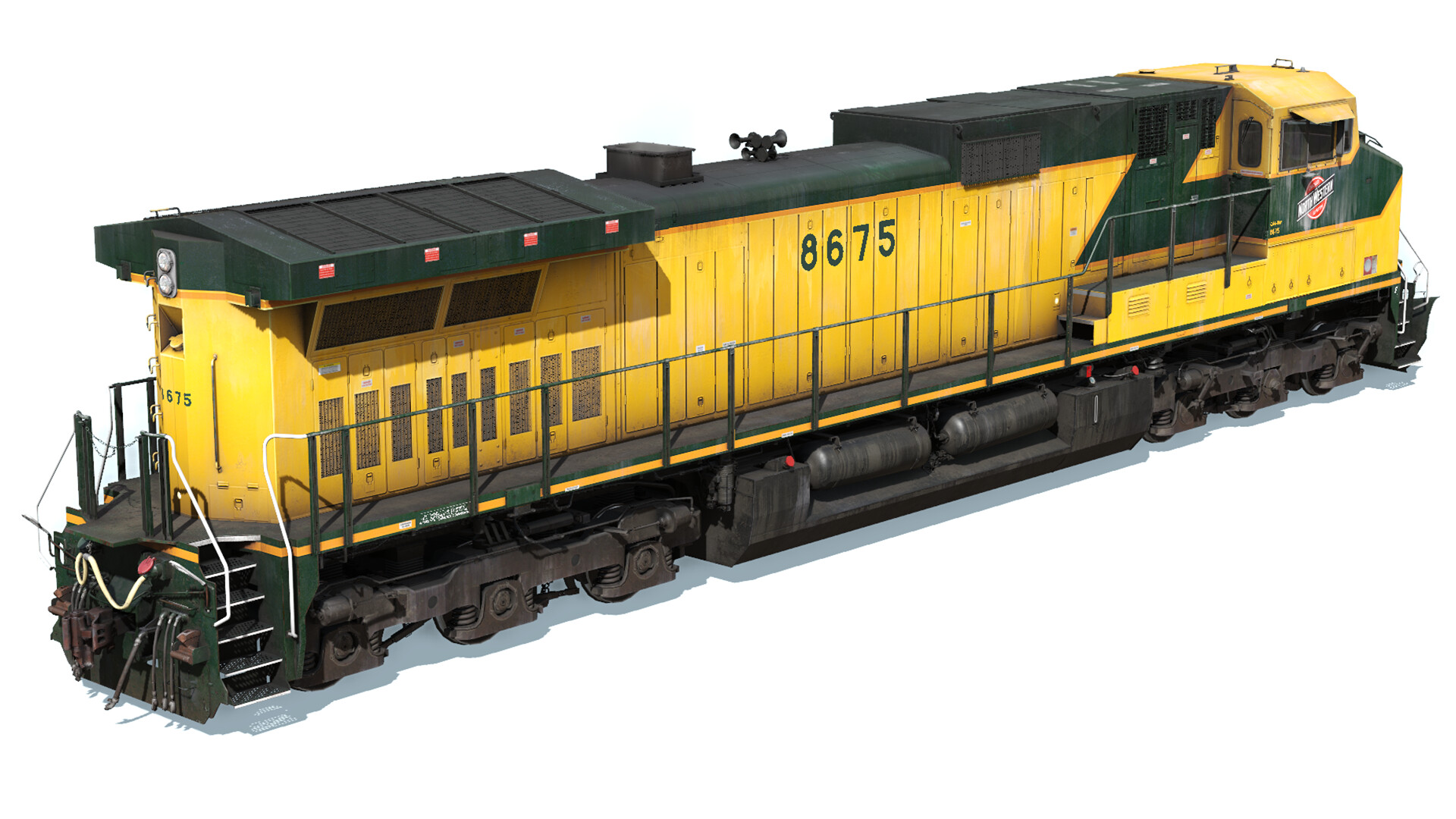 #4. Trainz 2022 DLC - CNW C44-9W 8666-8730 (Steam) โดย: N3V Games