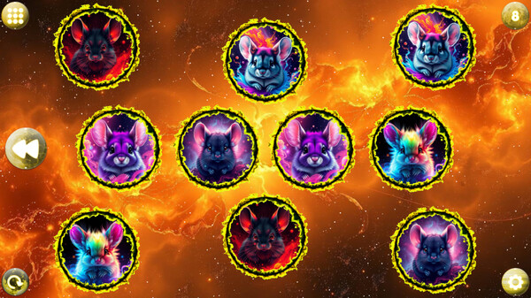 Скриншот из Space Memory: Chinchillas