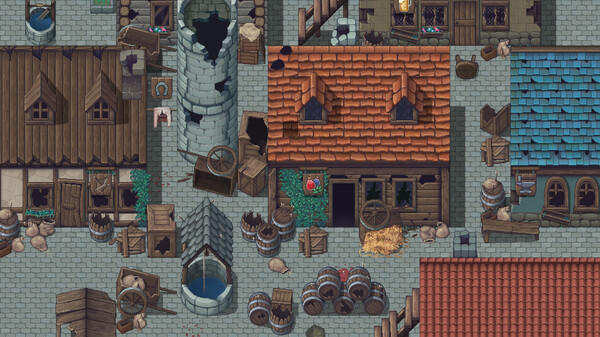 RPG Maker MZ - Winlu Fantasy Tileset - Destroyed Exterior