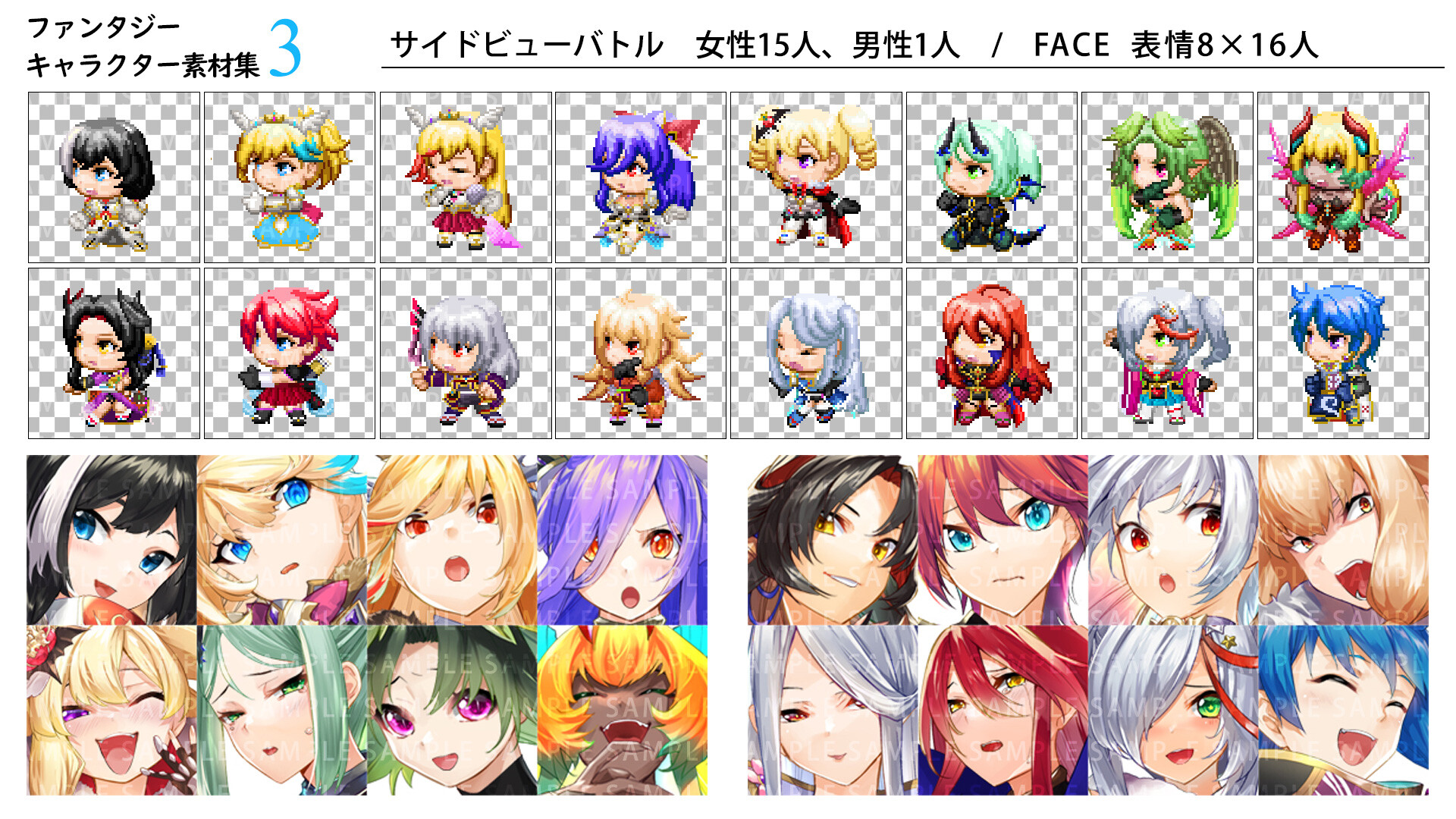 #6. RPG Maker MZ - Fantasy Character Pack 3 (Steam) Podle: KOMODO