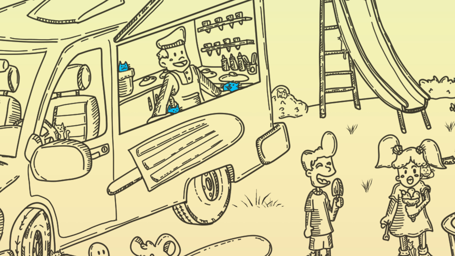 Secret Cats - Ice Cream Day screenshot #4