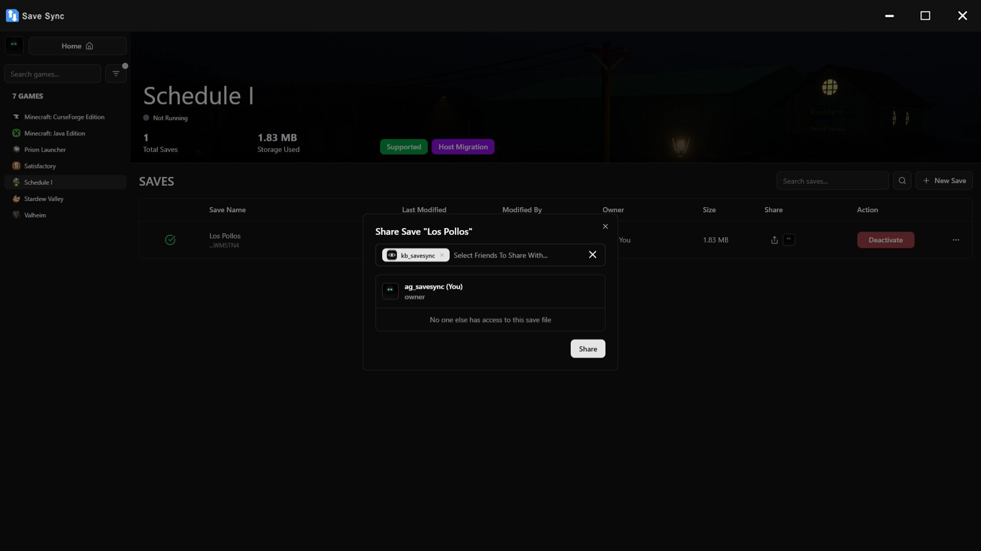 #4. SaveSync: Co-op Save Sharing Made Easy (Steam) Podle: SaveSync