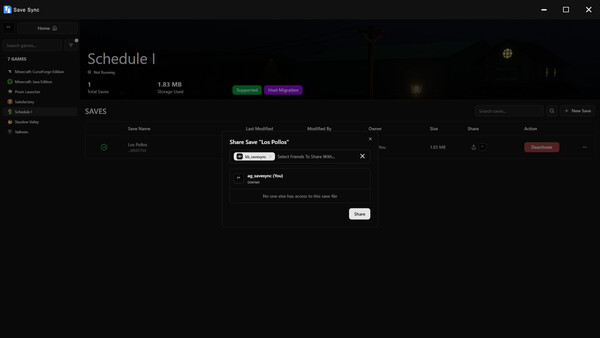SaveSync: Co-op Save Sharing Made Easy screenshot 4
