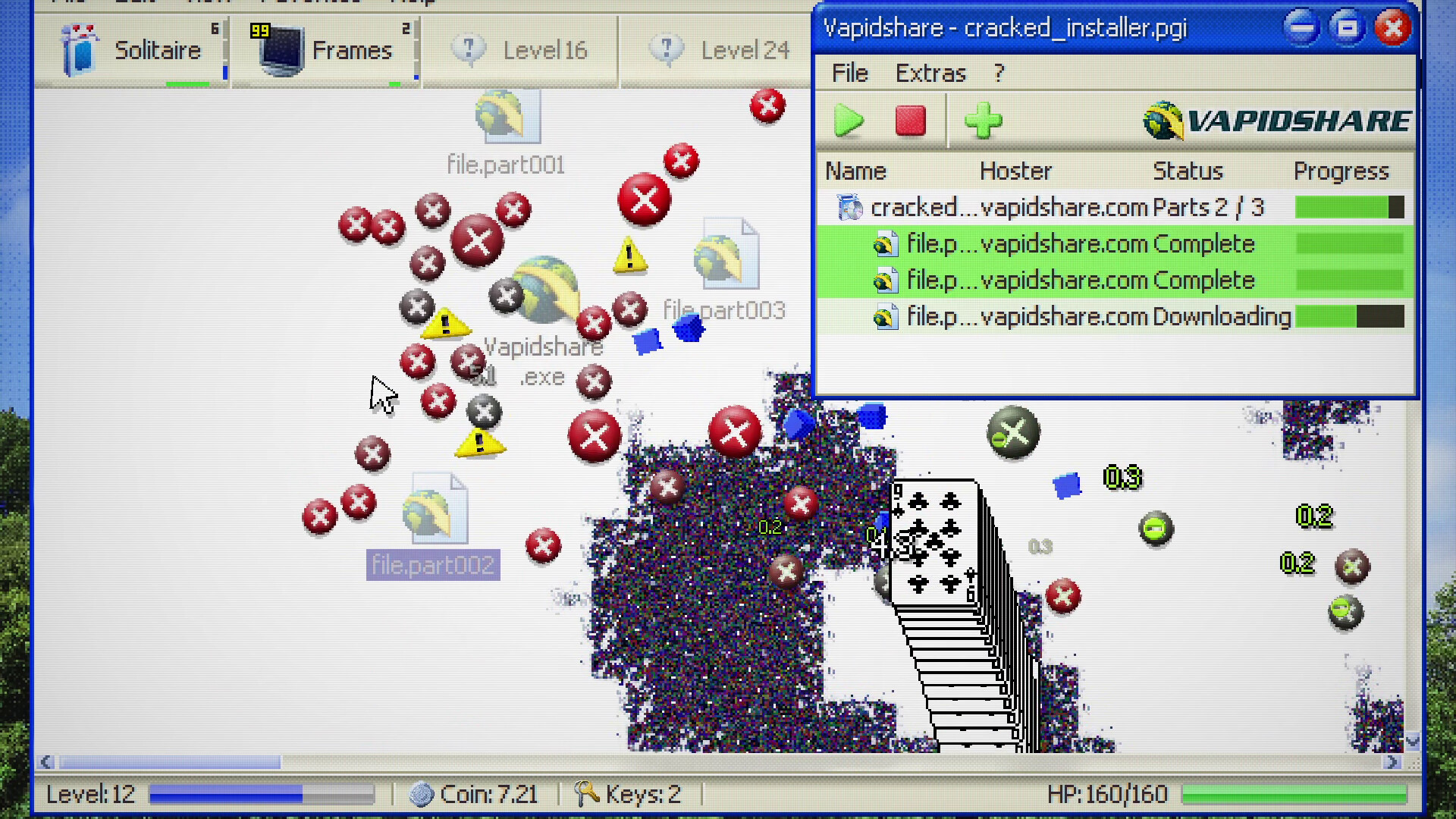 Boss fight: a giant virus invading the system core