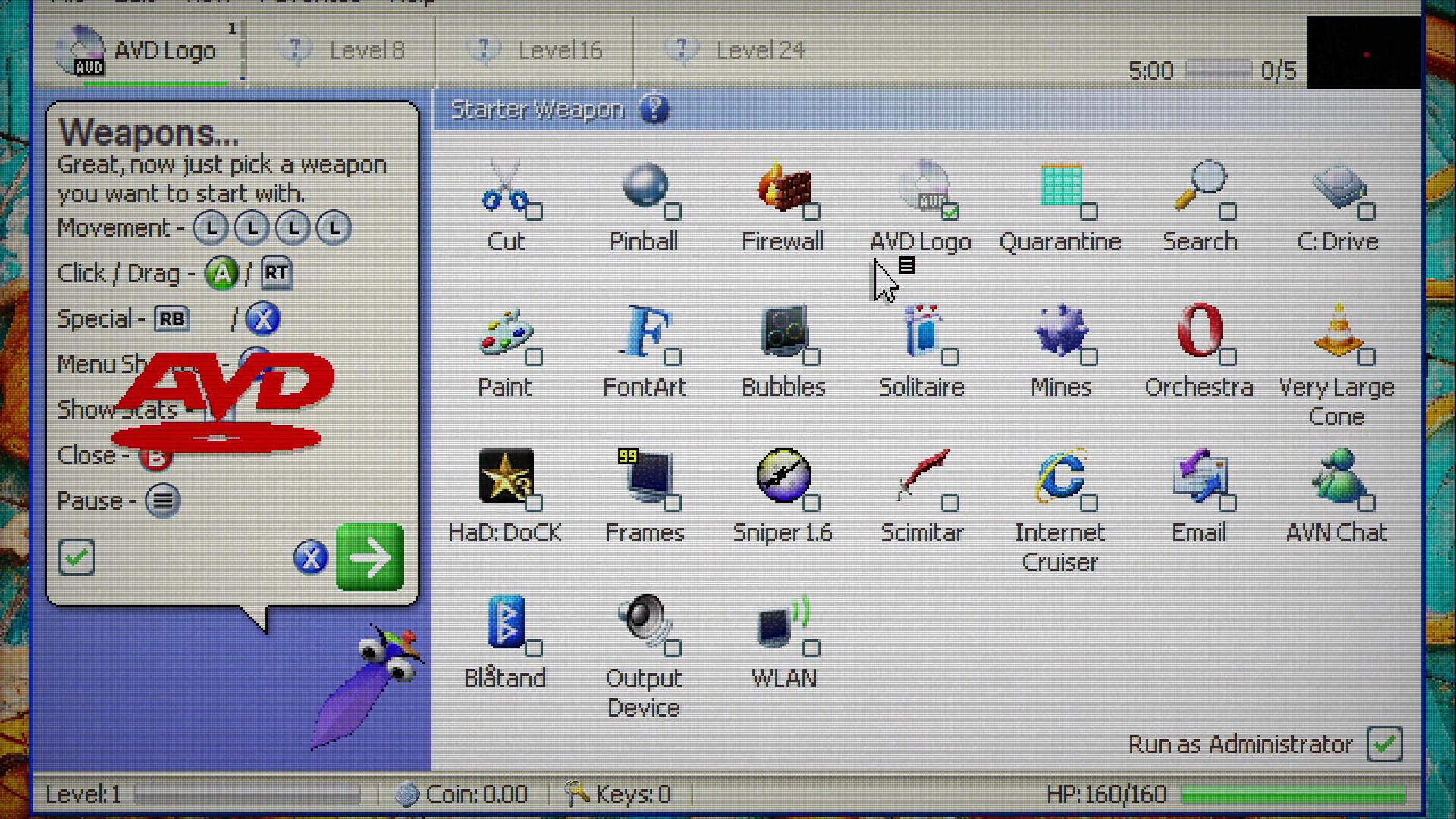 A battlefield covered in spam pop-ups and file icons