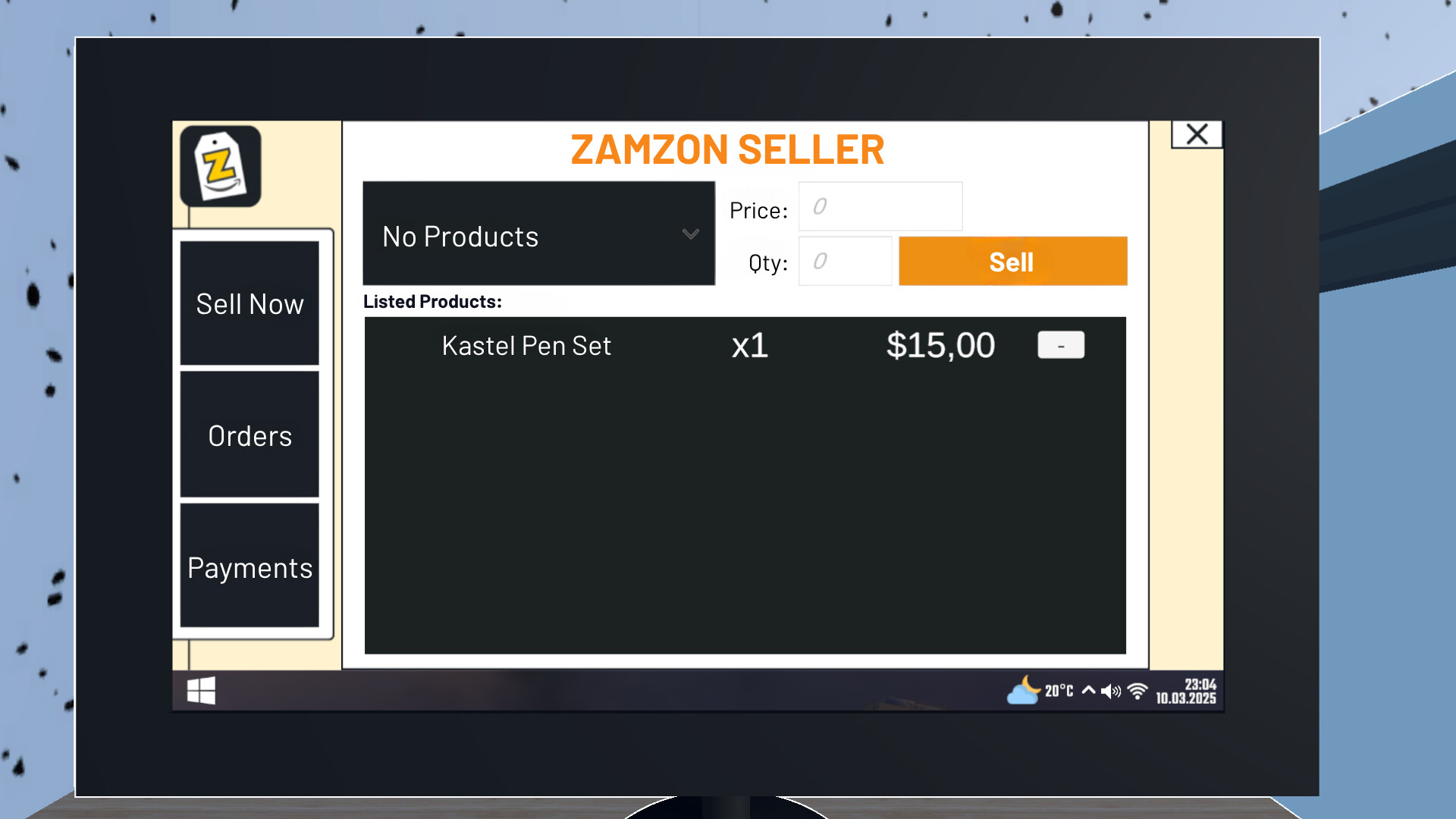 #4. E-commerce Simulation (Steam) By: Picelu