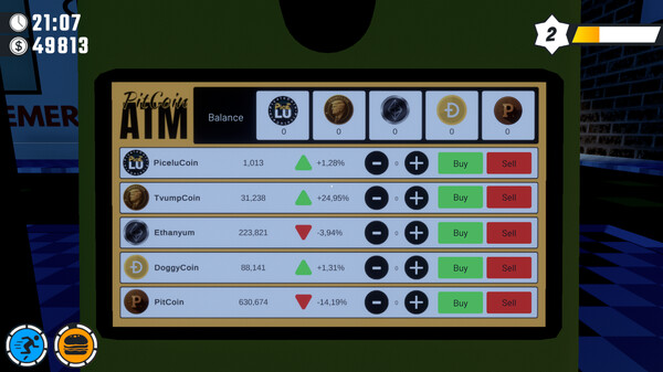 Скриншот из E-commerce Simulation