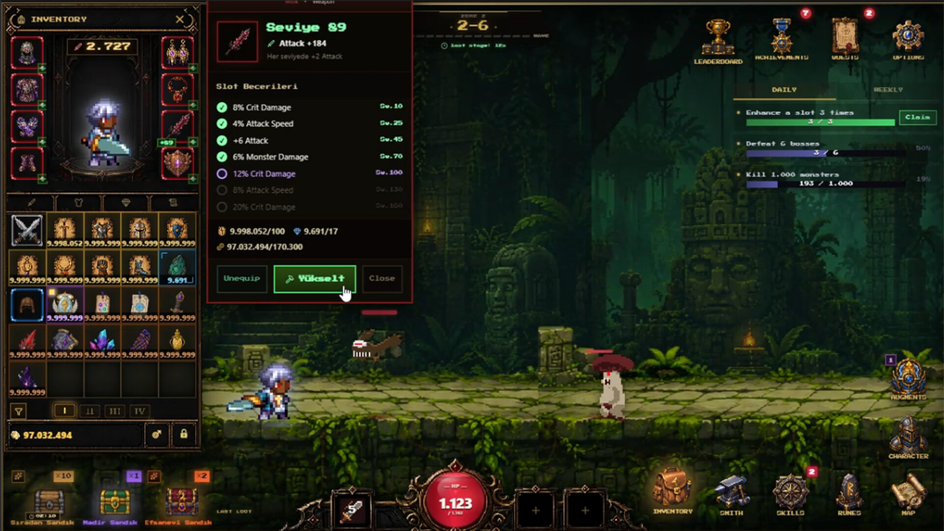 Chest & Blade screenshot 1