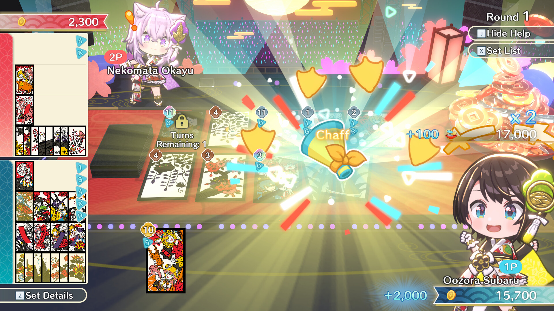 hololive Holo's Hanafuda DLC: Oozora Subaru & Nekomata Okayu Set Featured Screenshot #1