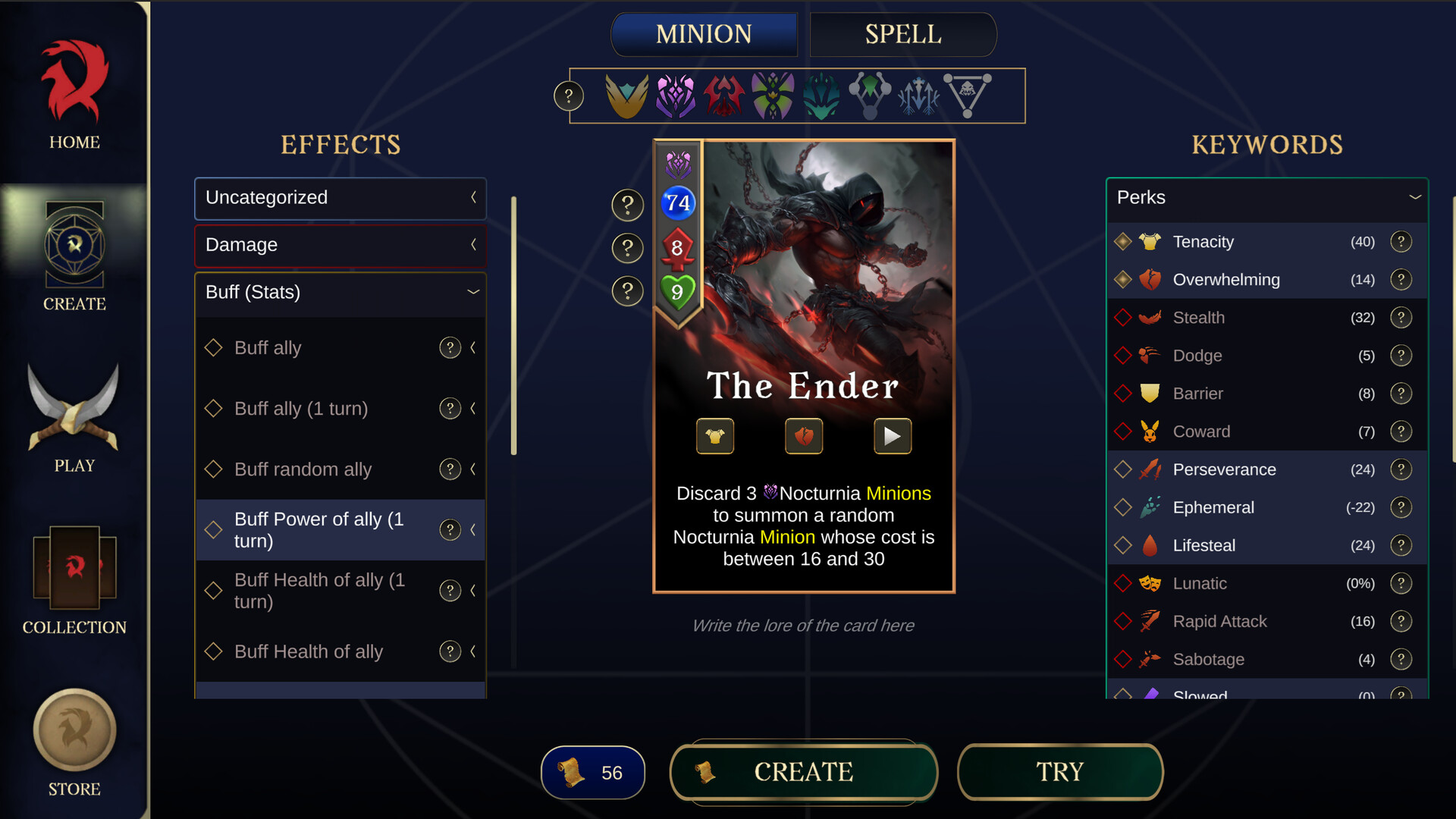 Ariokan - create your cards, break the Meta screenshot #1