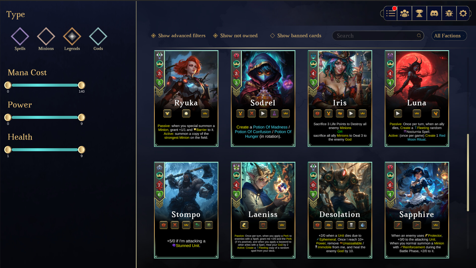 Ariokan™ - create your cards, break the Meta screenshot 5