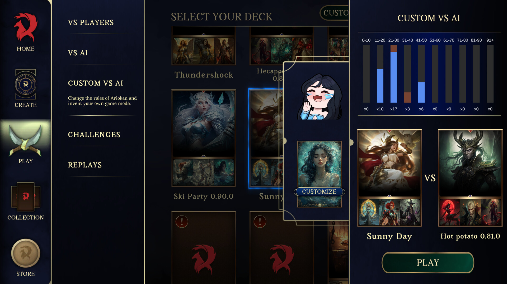 Ariokan™ - create your cards, break the Meta screenshot 7