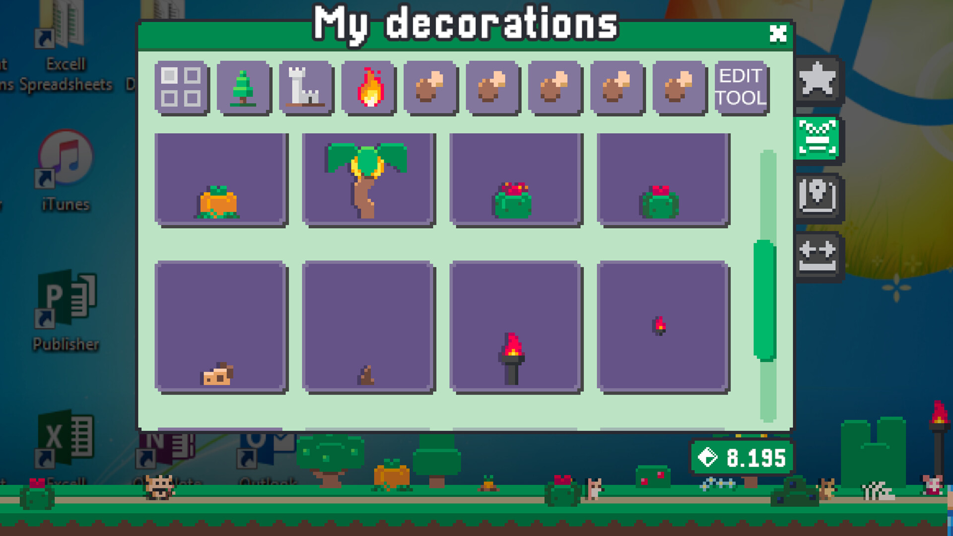 Bitsies: I Caught a Strange Creature Roaming on My Desktop and Now I Raise Them in My Tiny Garden screenshot 4