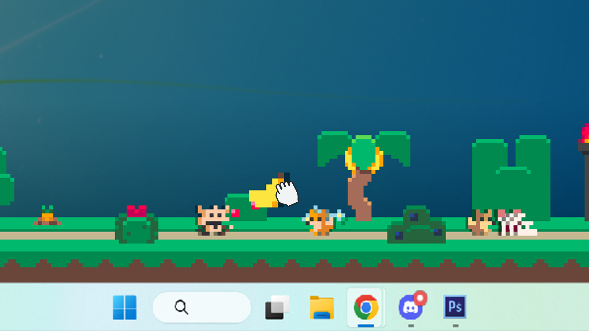 Bitsies: I Caught a Strange Creature Roaming on My Desktop and Now I Raise Them in My Tiny Garden screenshot 2