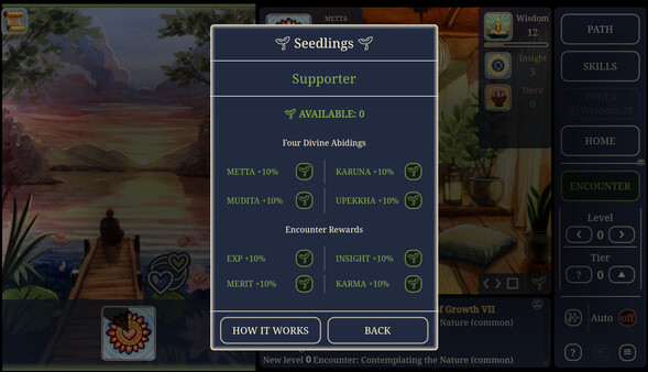 Four Divine Abidings: Supporter screenshot 1