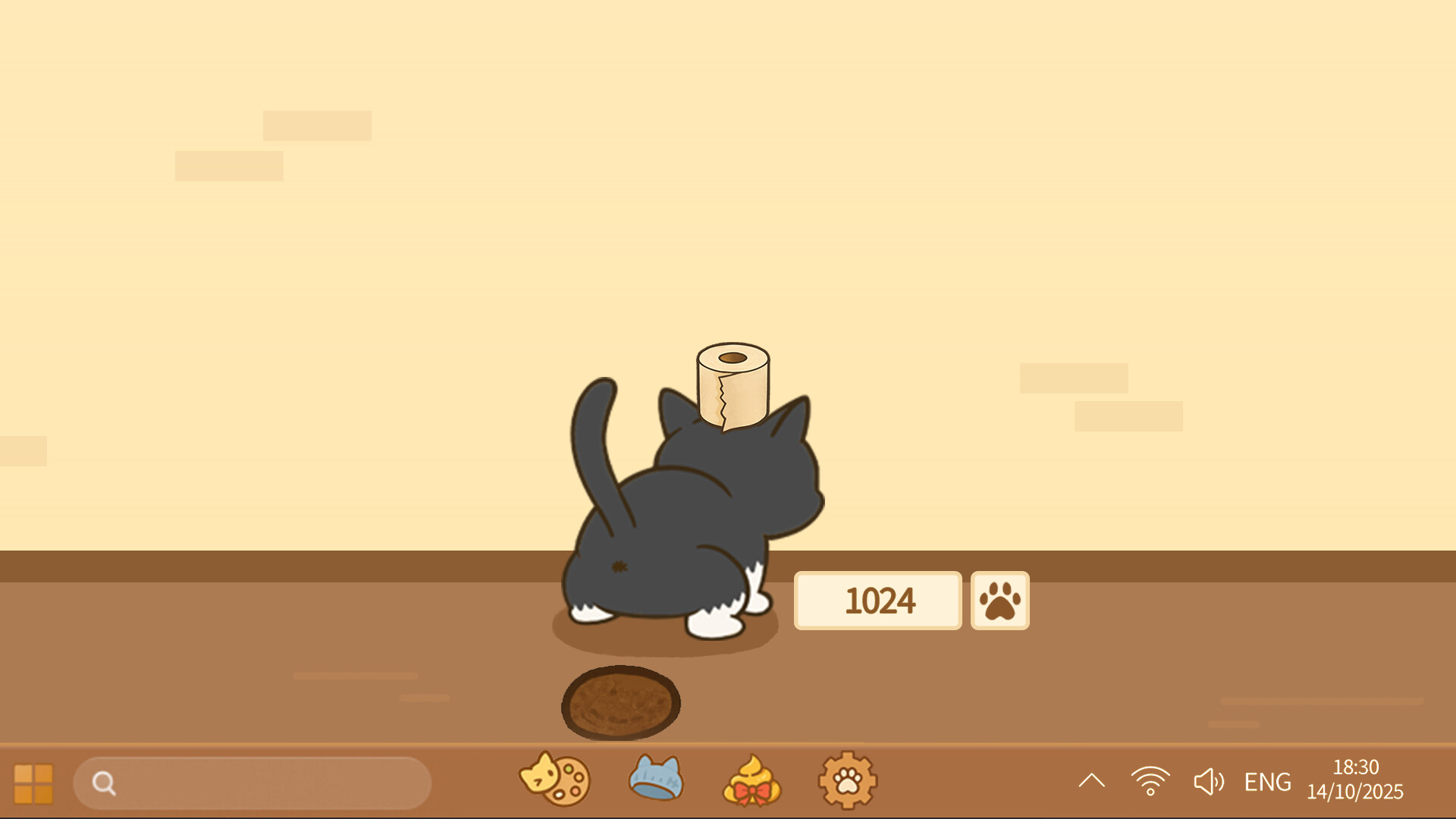 Pooping Cat PC gameplay screenshot 1 of 7