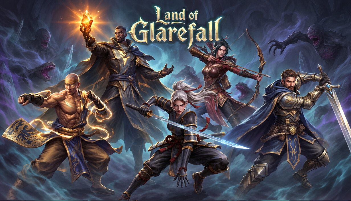 Land of Glarefall cover art