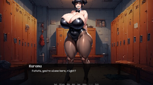 Скриншот из Dominated by: Yandere Goth Bunny