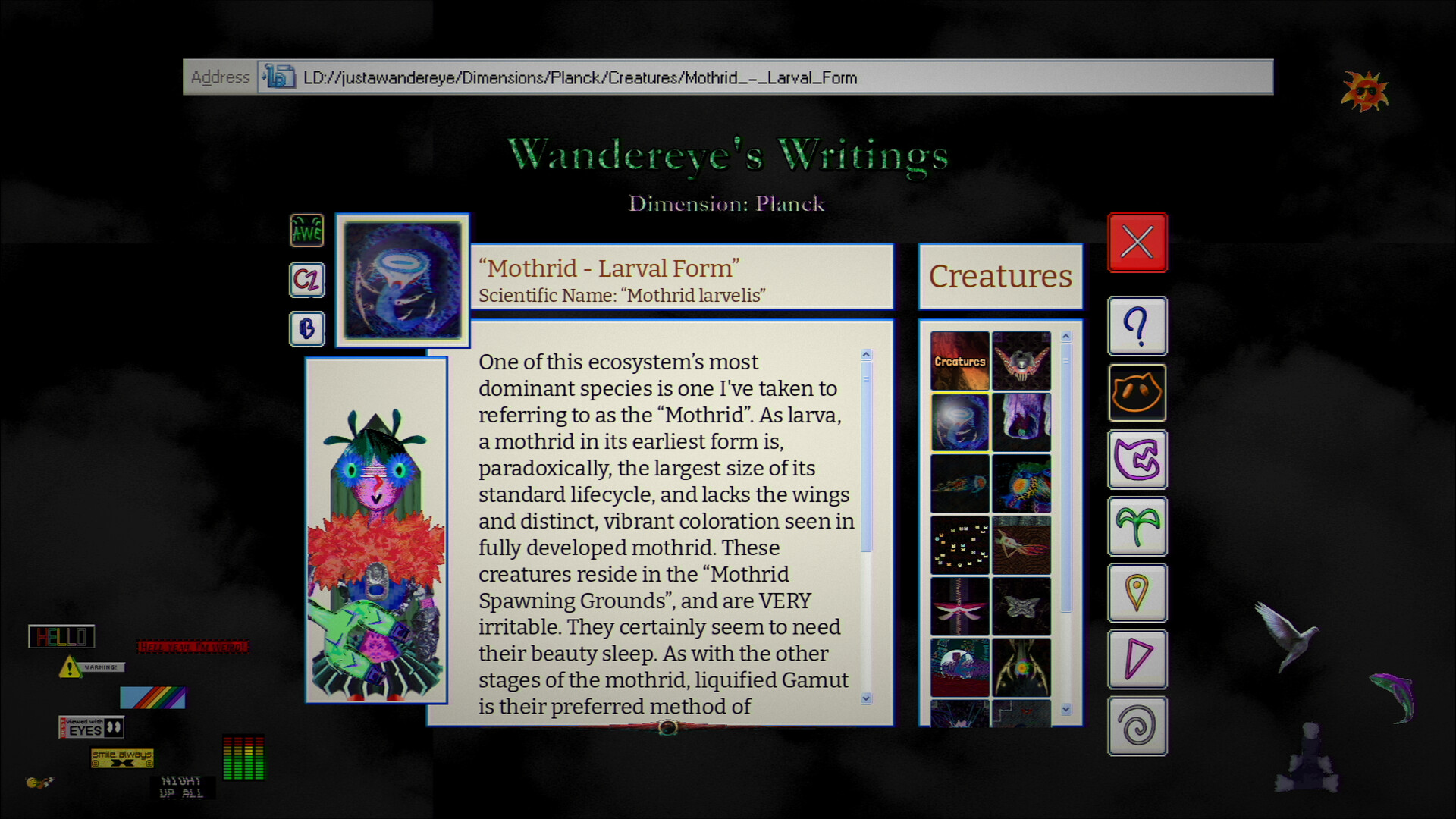 Fourmiworld: Wandereye's Writings Featured Screenshot #1