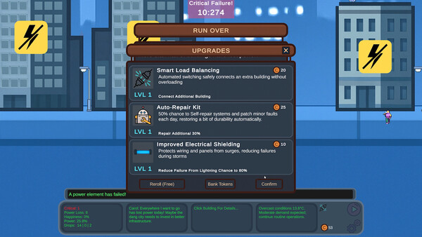 Screenshot of Power Grid Panic