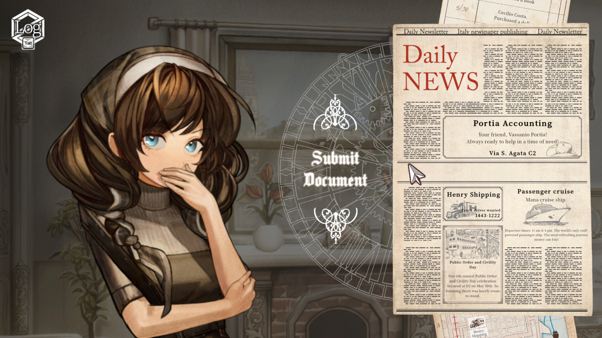 Staffer Retro : A Supernatural Mystery Quest gameplay screenshot 1