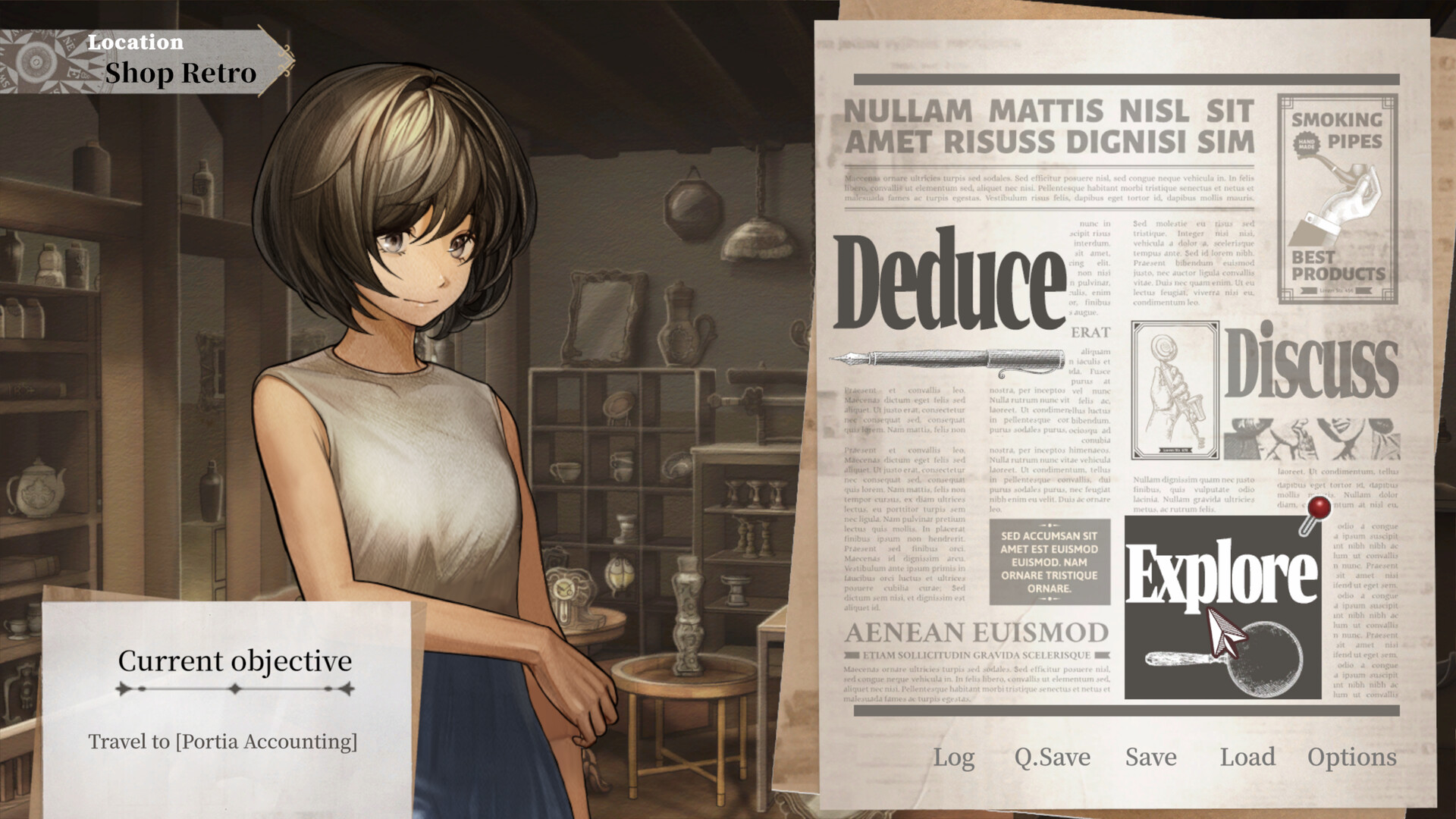 Staffer Retro : A Supernatural Mystery Quest gameplay screenshot 5