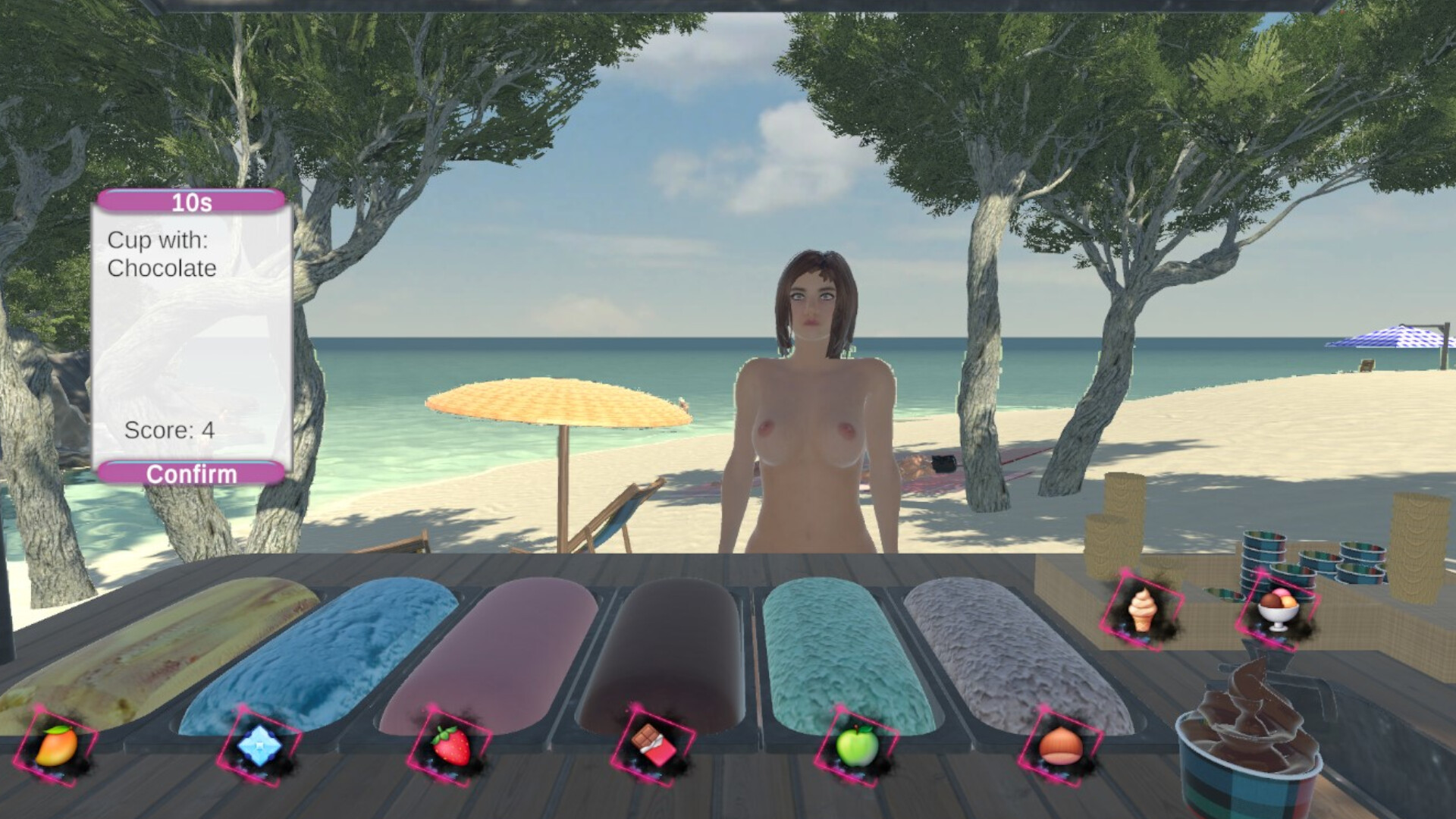 Nudity Beach Simulator 2025 PC gameplay screenshot 2 of 16
