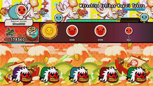 Taiko no Tatsujin: Rhythm Festival - KAWAII Pop Idol Pack