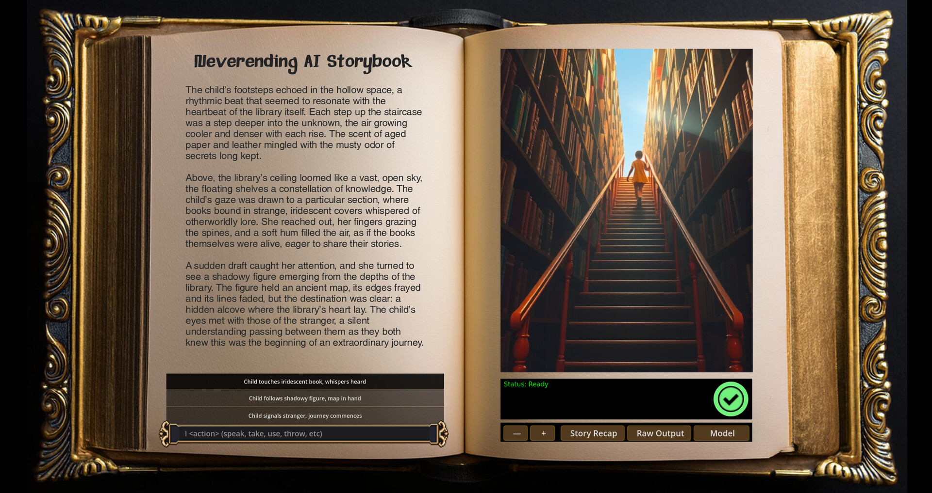 #4. Neverending AI Storybook - HQ Image Model (Flux) (Steam) 由: MRA Labs LLC