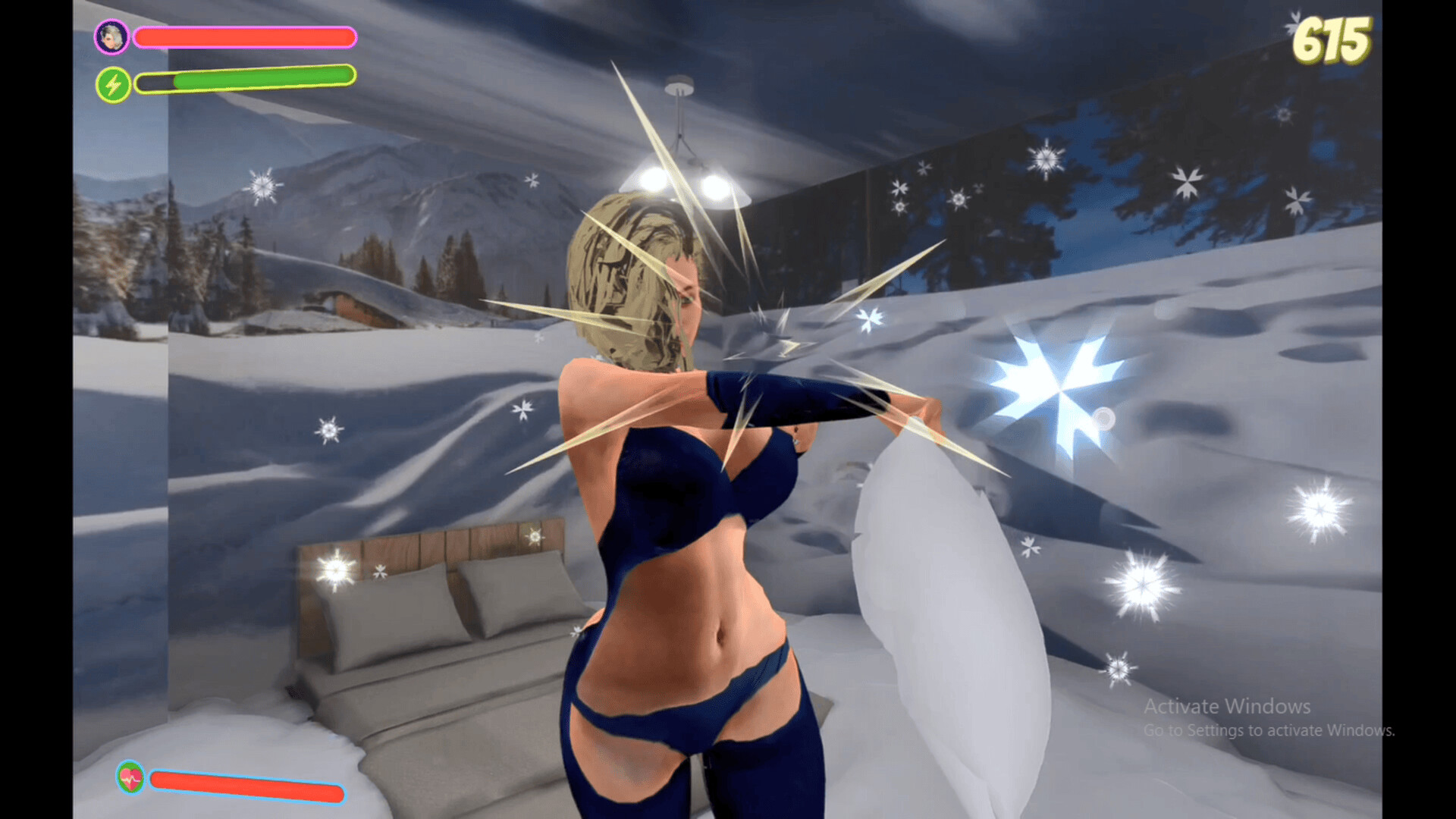 Peachy Pillow Fight : Cat screenshot #2