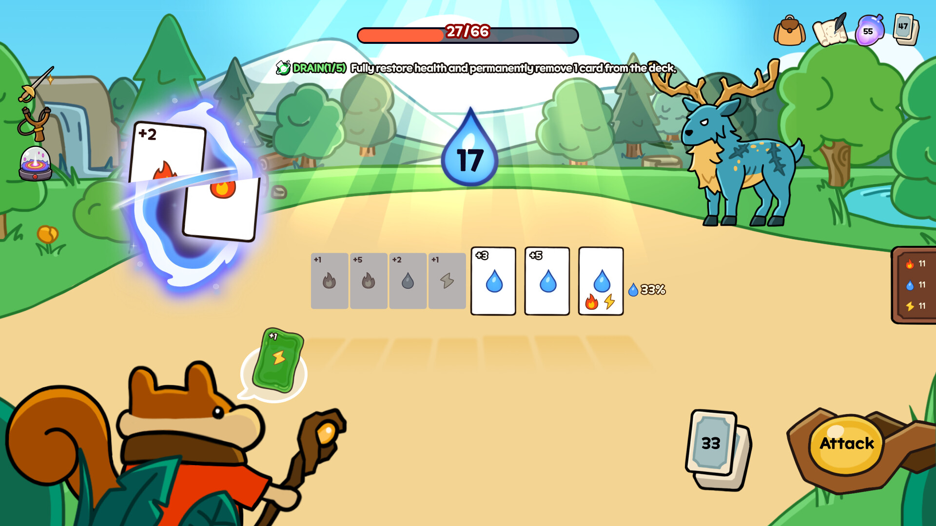 Elementail: Roguelike Deckbuilding Card screenshot #4